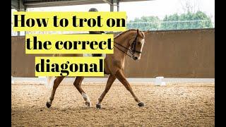 HOW TO TROT ON THE CORRECT DIAGONAL