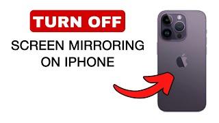 How To Turn Off Screen Mirroring On iPhone iOS 18 - 2024 Quick And Easy