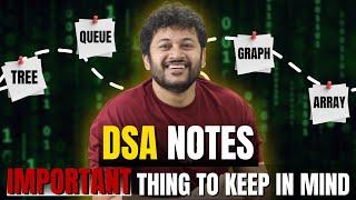 BEST NOTES in DSA  Make EFFECTIVE Notes For CODING  Data Structures and Algorithms  Genie Ashwani