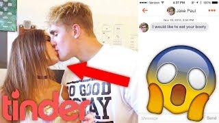 Catfishing on Tinder as ERIKA COSTELL JAKE PAULS WIFE **EXPERIMENT**