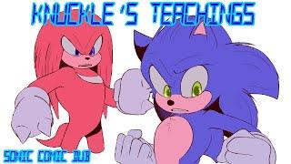 Knuckles Teachings Sonic Comic Dub Short