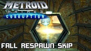 Metroid Prime 3 - Fall Respawn Skip