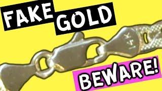HOW TO SPOT FAKE GOLD - How to know if gold is real or fake at home