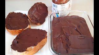 Ev yapımı NUTELLA Tarifi Klasik tariflerden farklı Katkısız Çokokrem yapımı. 4malzemeyle bir kavanoz