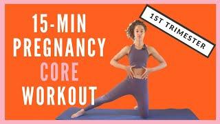 Safe Pregnancy Core Workout  15min for 1st Trimester