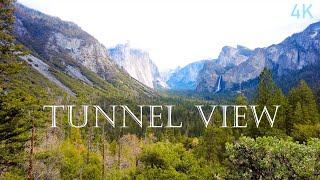 Yosemite 2022 Spring - Tunnel View Vista Point And Hiking Trail 4K 60fps