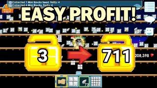 EASY WAY TO GET RICH IN GROWTOPIA 2024 NO FARMING  Growtopia Profit  Growtopia