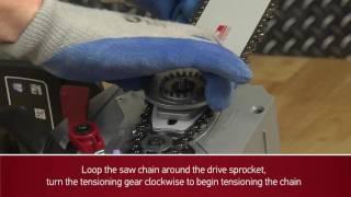 How to assemble bar and chain on CS300 Cordless Chain Saw