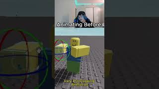 Now vs. Then Animating  Breaking Roblox #shorts#viral#trend#trending#roblox#animation#Nowvsthen