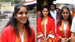 Actress Samyuktha Menon Visits Tirumala  Manastars