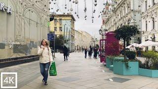 4K Moscow Walk  Nikolskaya Street  Virtual Tour