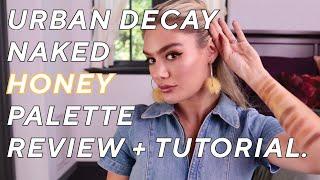 New Urban Decay HONEY EYESHADOW PALETTE Review + Tutorial  The Sloane Series