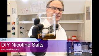 DIY Making Nicotine Salts - Nicotine Benzoate - Perfect Vape Series