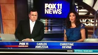 KTTV Fox 11 Ten O’Clock News open September 2 2013