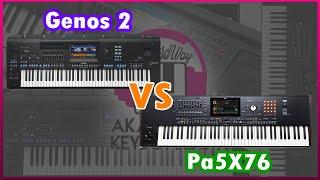 PART 12 Yamaha Genos 2 vs KORG Pa5X76 Musikant SOUNDS AND STYLES COMPARISON