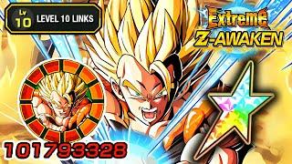 100% EZA TEQ LR SUPER GOGETA LEVEL 10 LINKS SHOWCASE Dragon Ball Z Dokkan Battle