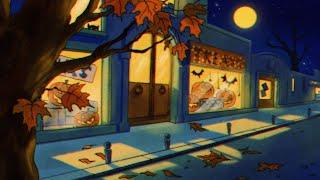 vintage autumn oldies playing in another room halloween ambience