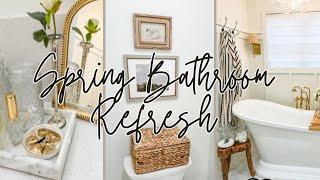 SPRING BATHROOM REFRESH 2024  DIY • HAUL • DECORATE