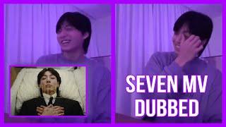Eng Sub Jungkook reaction to ‘Seven’ MV Dubbed