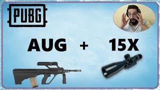 PUBG EFSANE ANLAR   AUG + 15X 