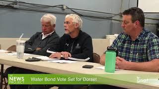 The News Project - Dorset To Vote on Water Bond