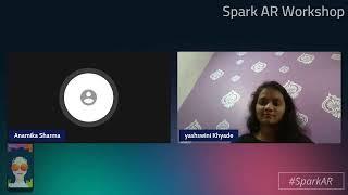 Spark AR  Learn to create your first effect in one video  Arya Workshop  Yashwini Khyade