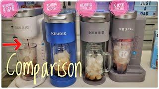 Keurig K-Iced Coffee Maker Comparison   K- Iced Plus  K-Slim + Ice  K-Iced Essentials