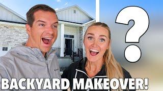  NEW HOUSE BACKYARD REAVEL TRANSFORMING NEW HOME WITH HUGE DIY MAKEOVER ON A BUDGET 