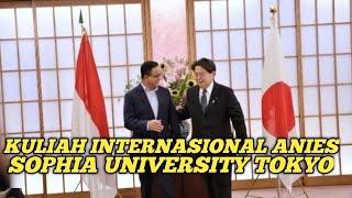 KELAS INTERNASIONAL‼️MOMENT ANIES BERI KULIAH UMUM DI UNIV SOPHIA TOKYO