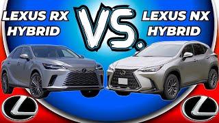 New Lexus Lexus RX hybrid VS New Lexus NX Hybrid comparison