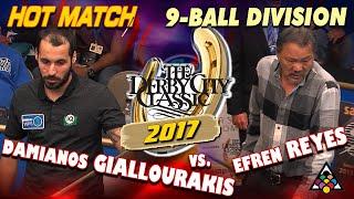 9-BALL Damianos GIALLOURAKIS vs Efren REYES - 2017 DERBY CITY CLASSIC 9-BALL DIVISION