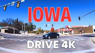 Drive Tour 4k  Loess Hills National Scenic Byway  Glenwood to Council Bluffs Iowa  USA  2024