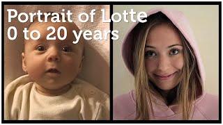 Portrait of Lotte 0 to 20 years