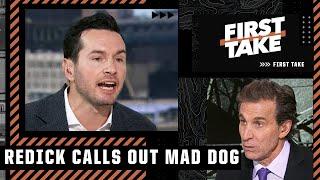 JJ Redick calls out Mad Dog Russo in a fiery First Take debate 