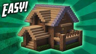 Minecraft How To Build A Survival Starter House Tutorial #4