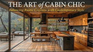 The Comfortable of Cabin Design Blending Rustic Charm and Urban Chic