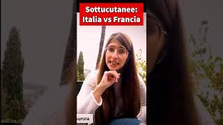 Sottocutanee Italia vs Francia #infermieristica