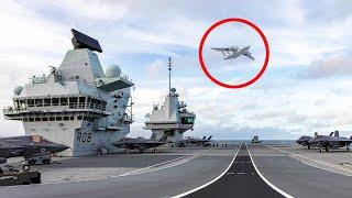 HMS Queen Elizabeth INTERCEPTS Russian SPY Plane Then THIS Happened...