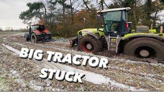 BIG TRACTOR STUCK VALTRA SAVES THE DAY #AnswerAsAPercent 1355