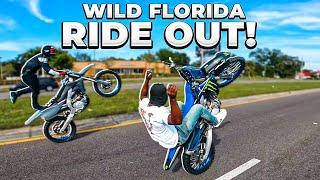 THE MOST WILD FLORIDA RIDEOUT EVER   BRAAP VLOGS