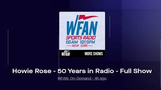 My Call With Howie Rose on WFAN  June 24th 2024