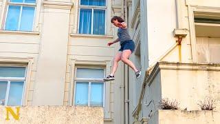 Woman Finds PARKOUR at age 40 - 9 Years Later Shes a PRO