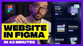 Figma tutorial for Beginners Complete Website from Start to Finish