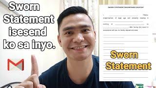 SWORN STATEMENT FORM  POEA OEC REQUIREMENTS SWORN STATEMENT.