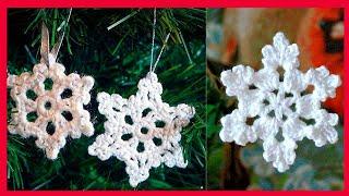 Incredible how to knit SNOWFLAKE step by step crochet
