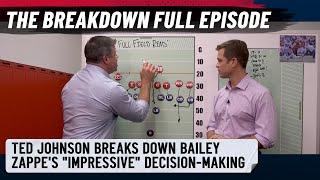 Ted Johnson explains why Bailey Zappes decision-making is so impressive  The Breakdown Full Show