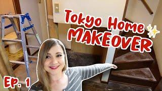 Tokyo Home Makeover Ep. 1  Bye bye tiny Japanese bathroom 