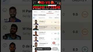 IND vs SL Dream 11 Team Prediction India vs Srilanka Dream 11 Team 1st T20I