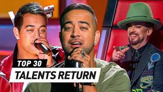 The GREATEST COMEBACKS in The Voice History