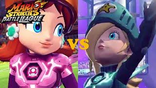 Mario Strikers Battle League - Strikers Ace Tournament - Daisy Toadstools vs Rosalina Snowflakes